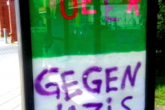 Adbusting an der Route