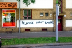 Graffiti an der Route