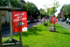 Plakatierung der Jusos