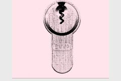 Minimalistischer Fyler für Outdoor und Radfahren mit Foto für eine Dienstrad-Promotion in Hellgrau und Schwarz - Design