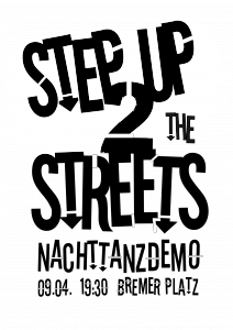 stencil nachttanzdemo