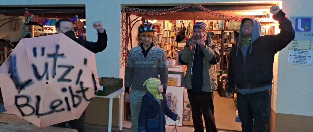 #lützibleibt! Solidarisch für alle Aktiven in Lützerath und gegen die Zerstörung unseres Klima. Für ein gutes Leben!