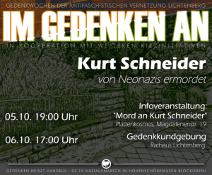 Termine Kurt Schneider
