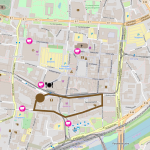 Route und Karte 12.09 AFD Aufmarsch