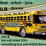 Anreise zur Oury Jalloh Gedenkdemonstration am 7.1.2018