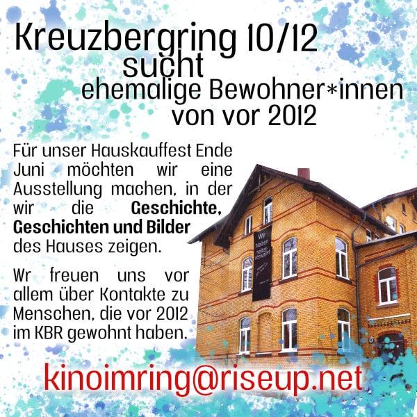 Wir suche ehemalige Bewohner*innen